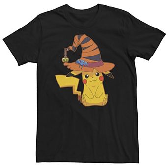 Men's Pokémon Pikachu Witch Costume Hat Tee