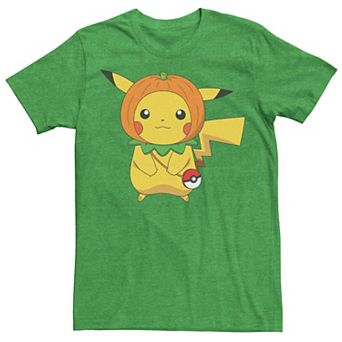 Men's Pokémon Pikachu Pumpkin Hat Pokéball Tee