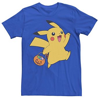 Men's Pokémon Happy Pikachu Trick Or Treat Tee