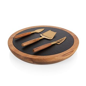 Toscana Insignia Acacia & Slate Serving Board with Cheese Tools