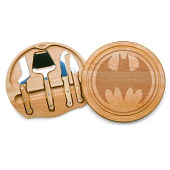 Toscana Batman Bat Signal Circo Cheese Cutting Board & Tools Set
