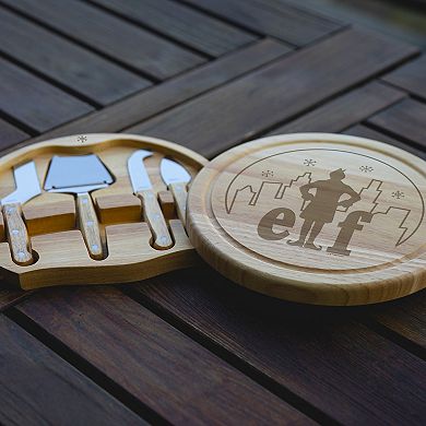 Toscana Elf Snow Globe Circo Cheese Cutting Board & Tools Set