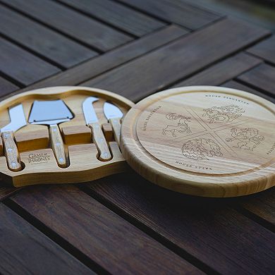 Toscana Game of Thrones 4 Houses Circo Cheese Cutting Board & Tools Set