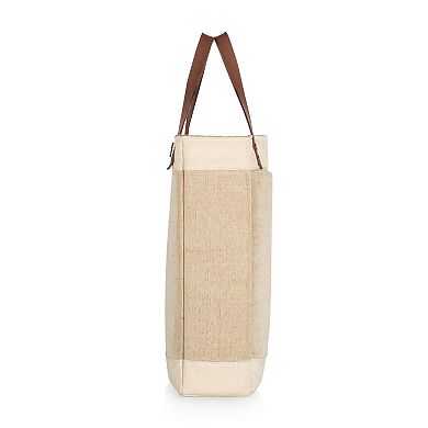 Legacy Pinot Jute 2-Bottle Insulated Wine Bag