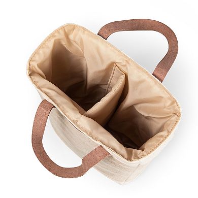 Legacy Pinot Jute 2-Bottle Insulated Wine Bag