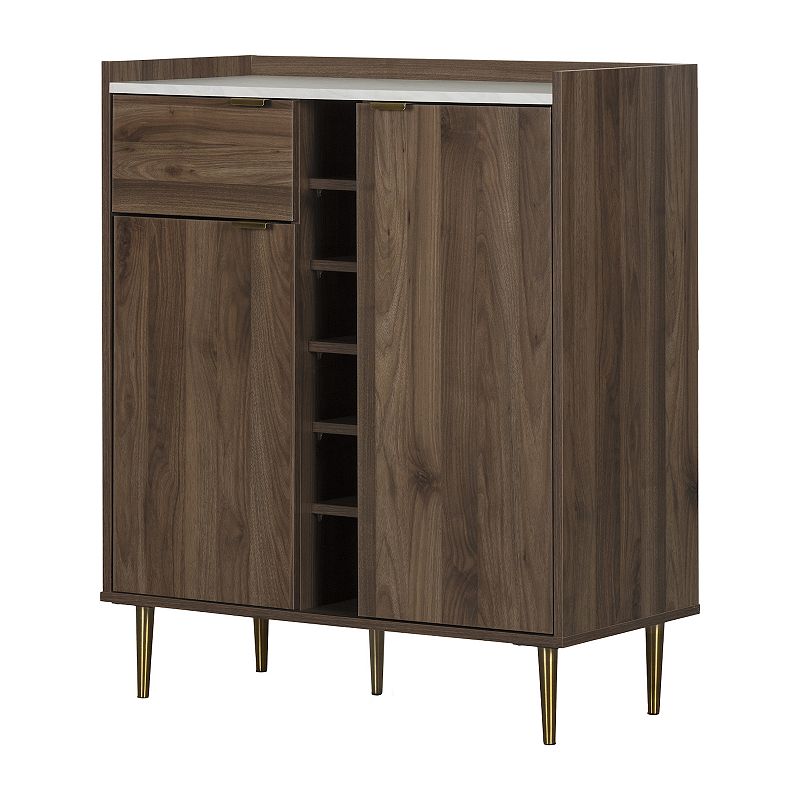 South Shore Hype Buffet & Storage Cabinet, Brown
