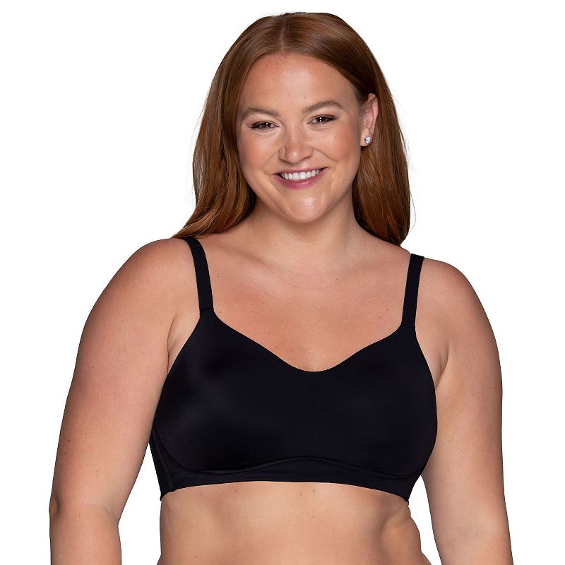 Vanity Fair Lingerie® Beauty Back® Simple Sizing Wireless Bra 72118, Women's, Size: XL, Black Black