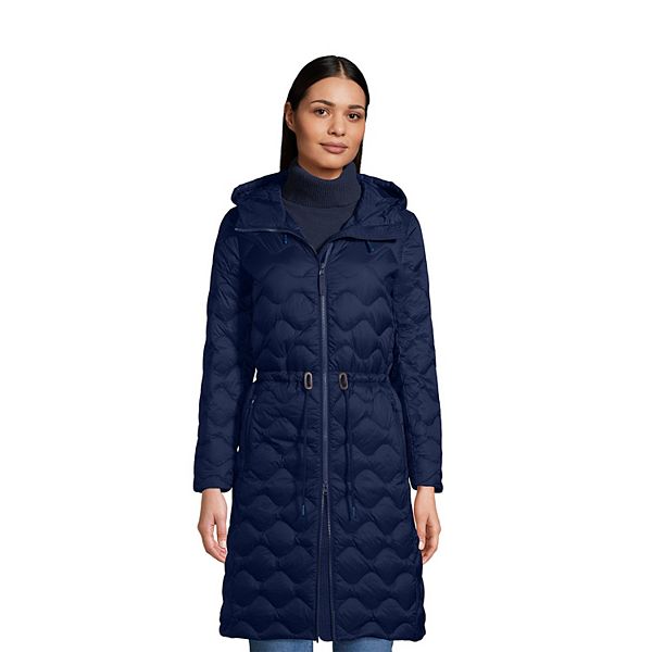 Womens Lands' End Ultralight Quilted Packable Down Coat