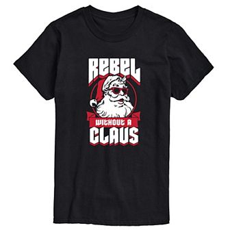 Men's Rebel Without A Claus Tee