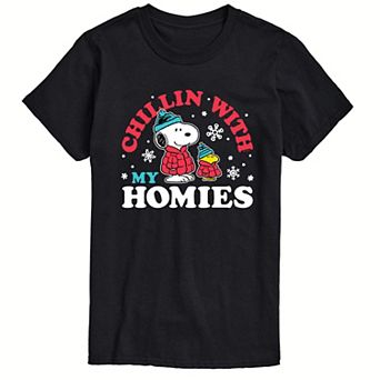 Men's Peanuts Chillin With My Homies Tee