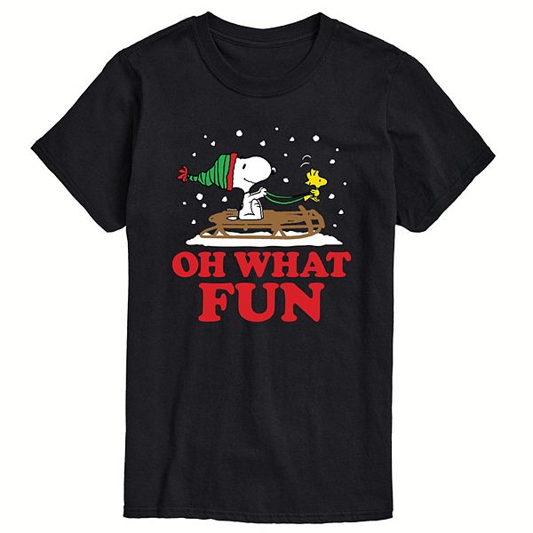 Men's Peanuts Oh What Fun Tee