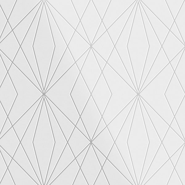 Fresco Laser White Removable Wallpaper