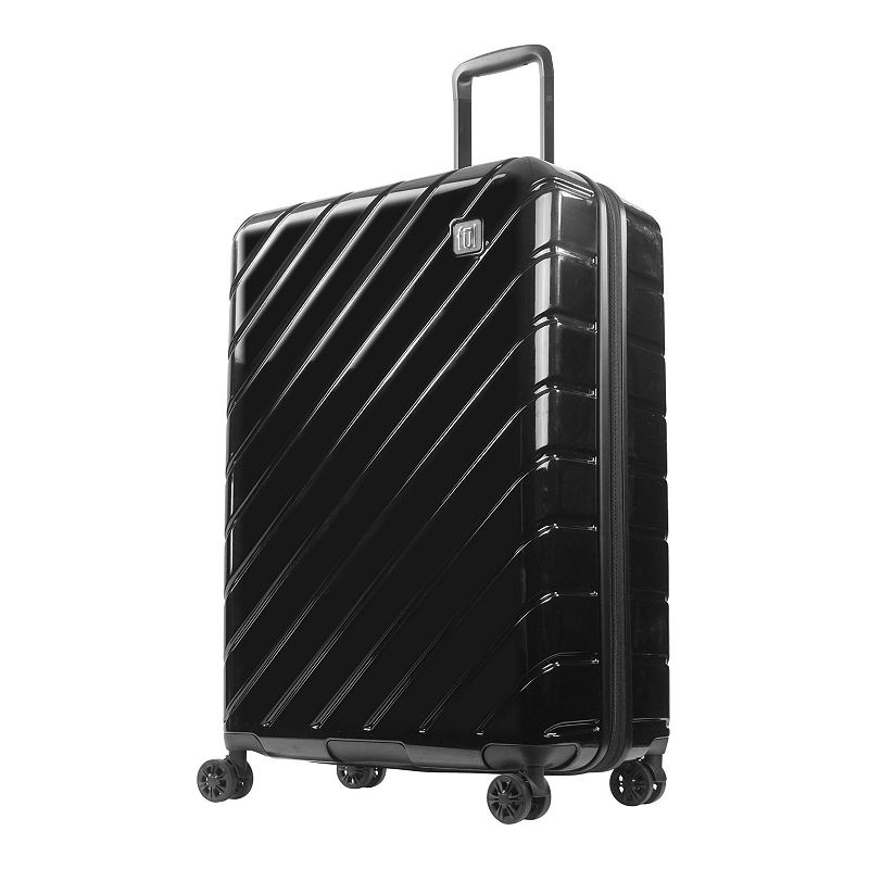 ful Velocity Hardside Spinner Luggage, Black, 23 INCH