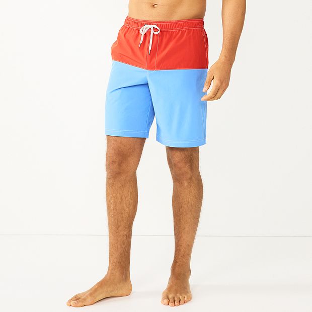 Men's Sonoma Goods For Life® 9 Full Elastic-Waistband Swim Trunks