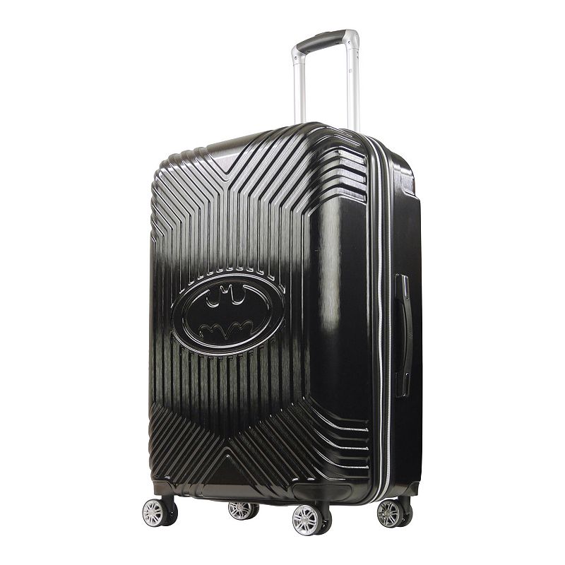 ful DC Comics Batman 3D Molded Hardside Spinner Luggage, Black, 21 Carryon