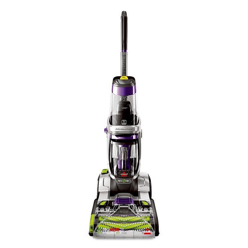 USED BISSELL - ProHeat 2X Revolution Pet Pro Plus Corded Upright Carpet Deep Cleaner - silver/purple