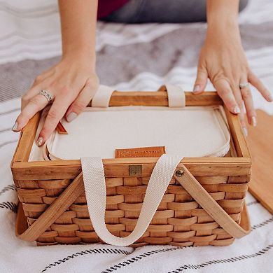 Picnic Time Poppy Personal Picnic Basket