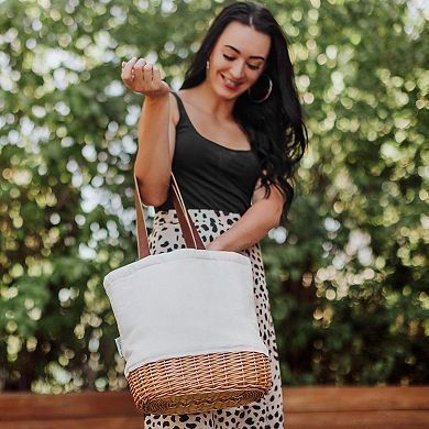 Picnic Time Pico Willow & Canvas Lunch Basket
