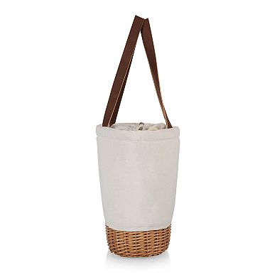Picnic Time Pico Willow & Canvas Lunch Basket