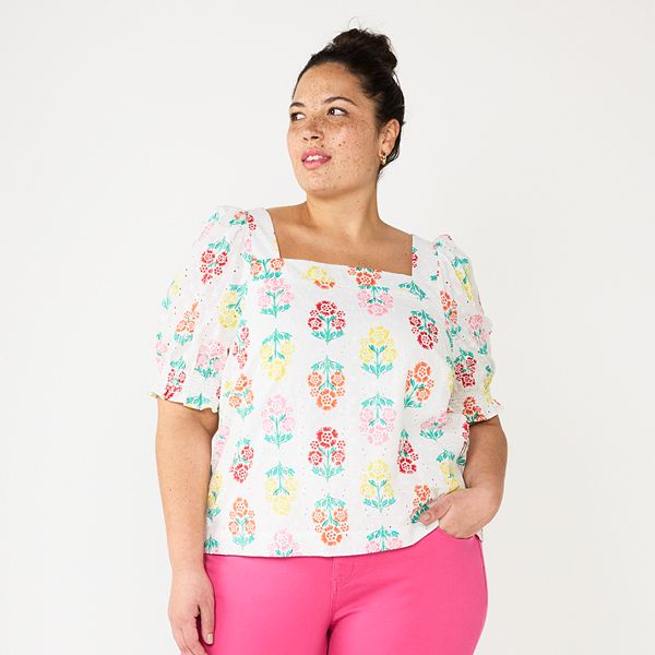 kohls short sleeve blouses