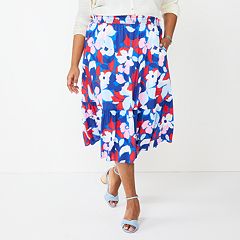 Kohls plus on sale size black skirt