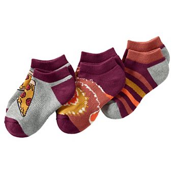 Boys Lands' End 3-Pack Solid No-show Athletic Socks