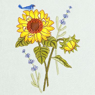 Linum Home Textiles Turkish Cotton Girasol 3-piece Embellished Towel Set