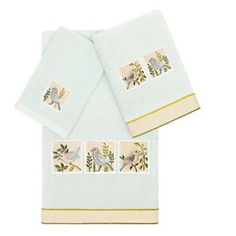 Linum Home Textiles Turkish Cotton Belinda 3 pc Embellished Towel Set