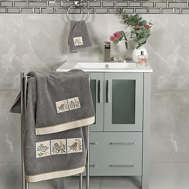 Linum Home Textiles Turkish Cotton Belinda 2-piece Embellished Bath Towel Set