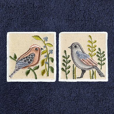 Linum Home Textiles Turkish Cotton Belinda 2-piece Embellished Hand Towel Set