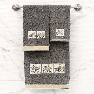Linum Home Textiles Turkish Cotton Belinda 2-piece Embellished Fingertip Towel Set