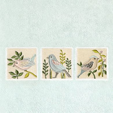 Linum Home Textiles Turkish Cotton Belinda 3-piece Embellished Hand & Bath Towel Set