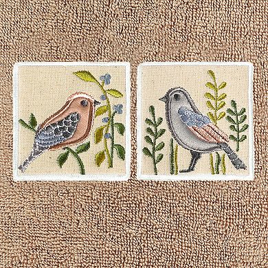 Linum Home Textiles Turkish Cotton Belinda 4-piece Embellished Towel Set