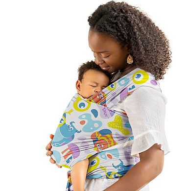 MOBY Wrap Featherknit Baby Wrap Carrier in Disney & Pixar's Monster Mash- up