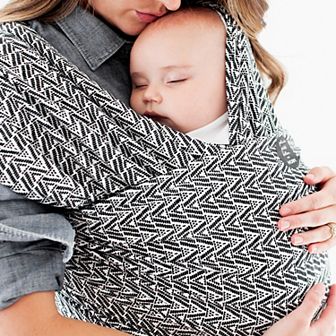 MOBY Petunia Pickle Bottom x Moby Wrap Evolution Baby Wrap Carrier in Starry Nights of Salvador