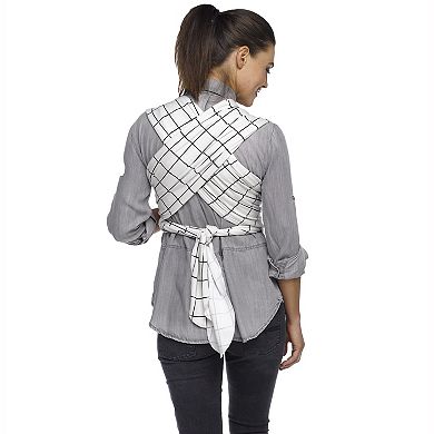 MOBY Wrap Evolution Baby Wrap Carrier in Lattice White