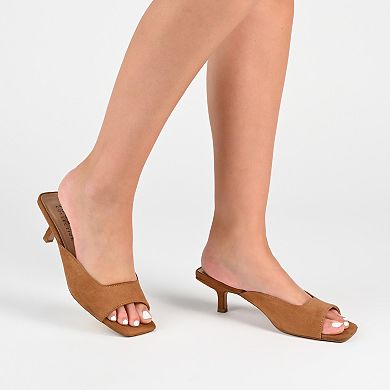 Journee Larna Women's Kitten Sandals