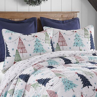 Levtex Home White Pine Quilt Set with Shams