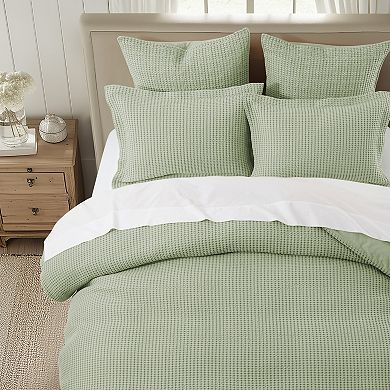 Levtex Home Mills Waffle Duvet Set with Shams