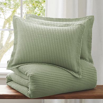 Levtex Home Mills Waffle Duvet Set with Shams
