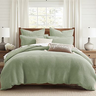 Levtex Home Mills Waffle Duvet Set with Shams