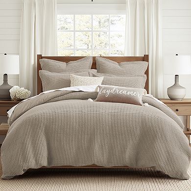 Levtex Home Mills Waffle Duvet Set with Shams