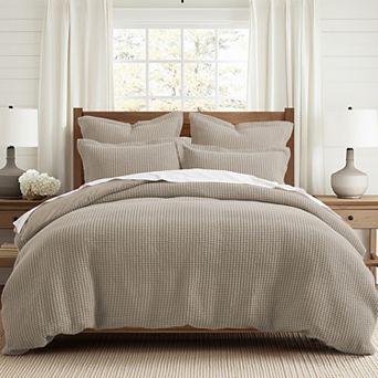 Levtex Home Mills Waffle Duvet Set with Shams