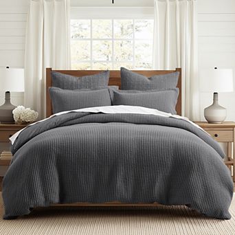 Levtex Home Mills Waffle Duvet Set with Shams