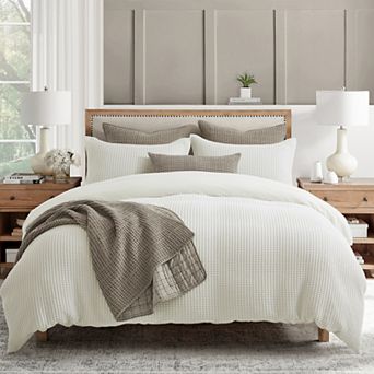 Levtex Home Mills Waffle Duvet Set with Shams