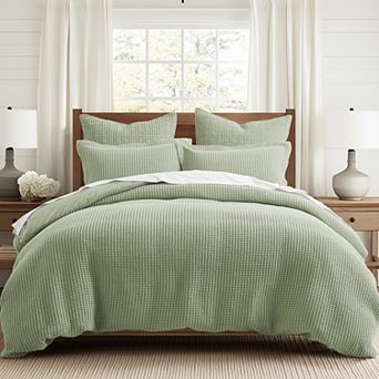 Levtex Home Mills Waffle Duvet Set with Shams