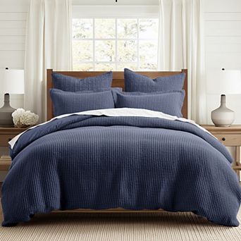 Levtex Home Mills Waffle Duvet Set with Shams