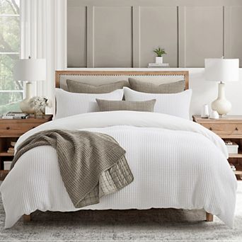 Levtex Home Mills Waffle Duvet Set with Shams