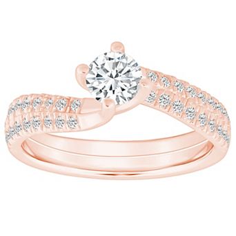 Alyson Layne 14k Gold 9/10 Carat T.W. Diamond Engagement Ring