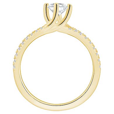 Alyson Layne 14k Gold 9/10 Carat T.W. Diamond Engagement Ring